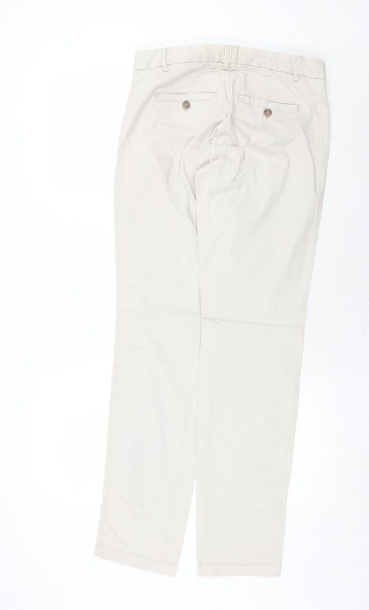 Womens UK Size 8 H&M Regular Fit Grey Trousers