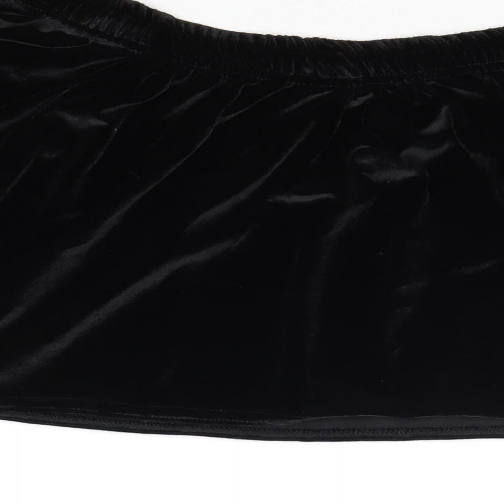 Womens UK Size 6 Missguided Black Cropped Tank