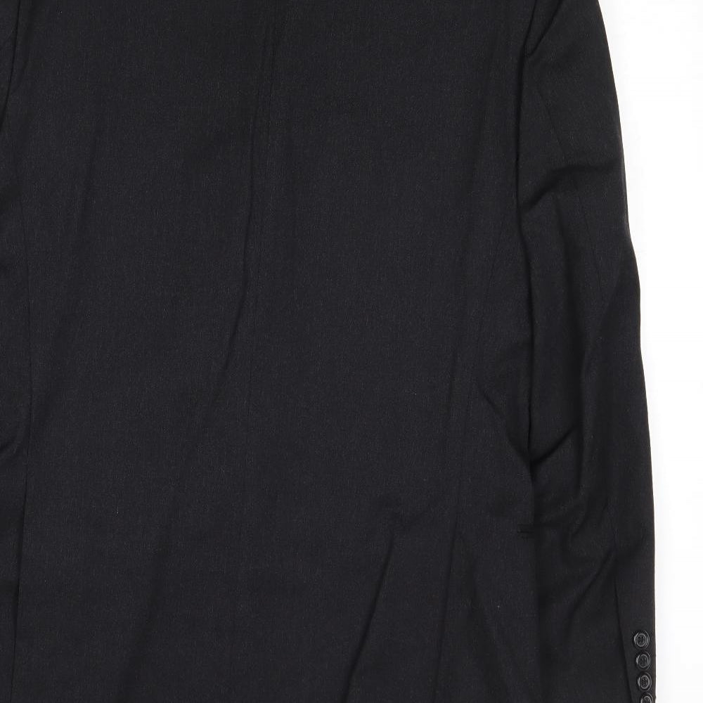 Giorgio Mens Grey Wool Jacket Suit Jacket Size 40 Regular