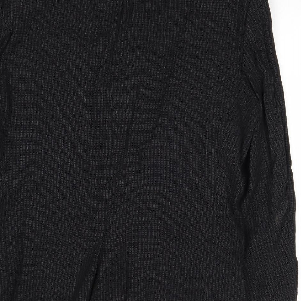 Mens UK Size 40 River Island Regular Black Suit Jacket