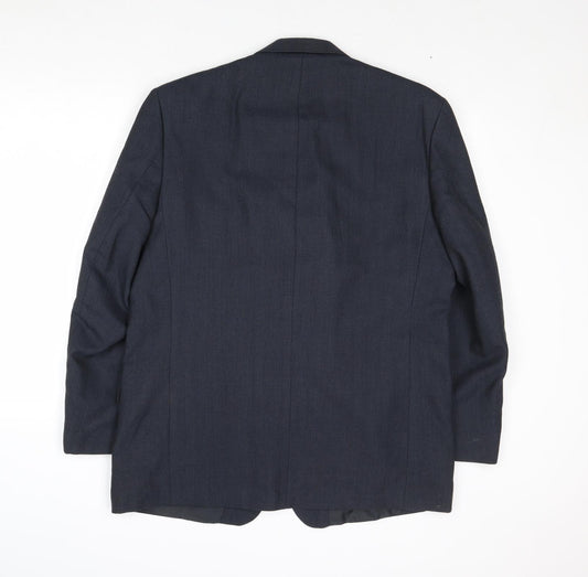 Mens UK Size 42 Burton Regular Blue Suit Jacket