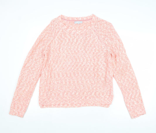Womens UK Size 16 Red Herring Pink Pullover Jumper