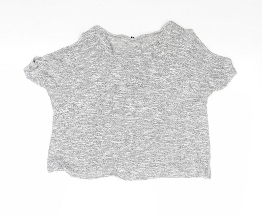 Womens UK Size 8 New Look Grey Pullover Jumper