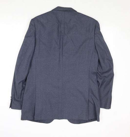 Mens UK Size 40 St Michael Regular Blue Suit Jacket