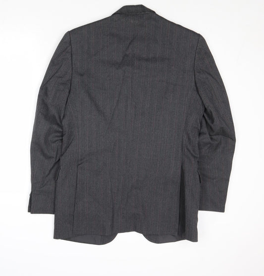 Mens UK Size 38 The Label Regular Grey Suit Jacket