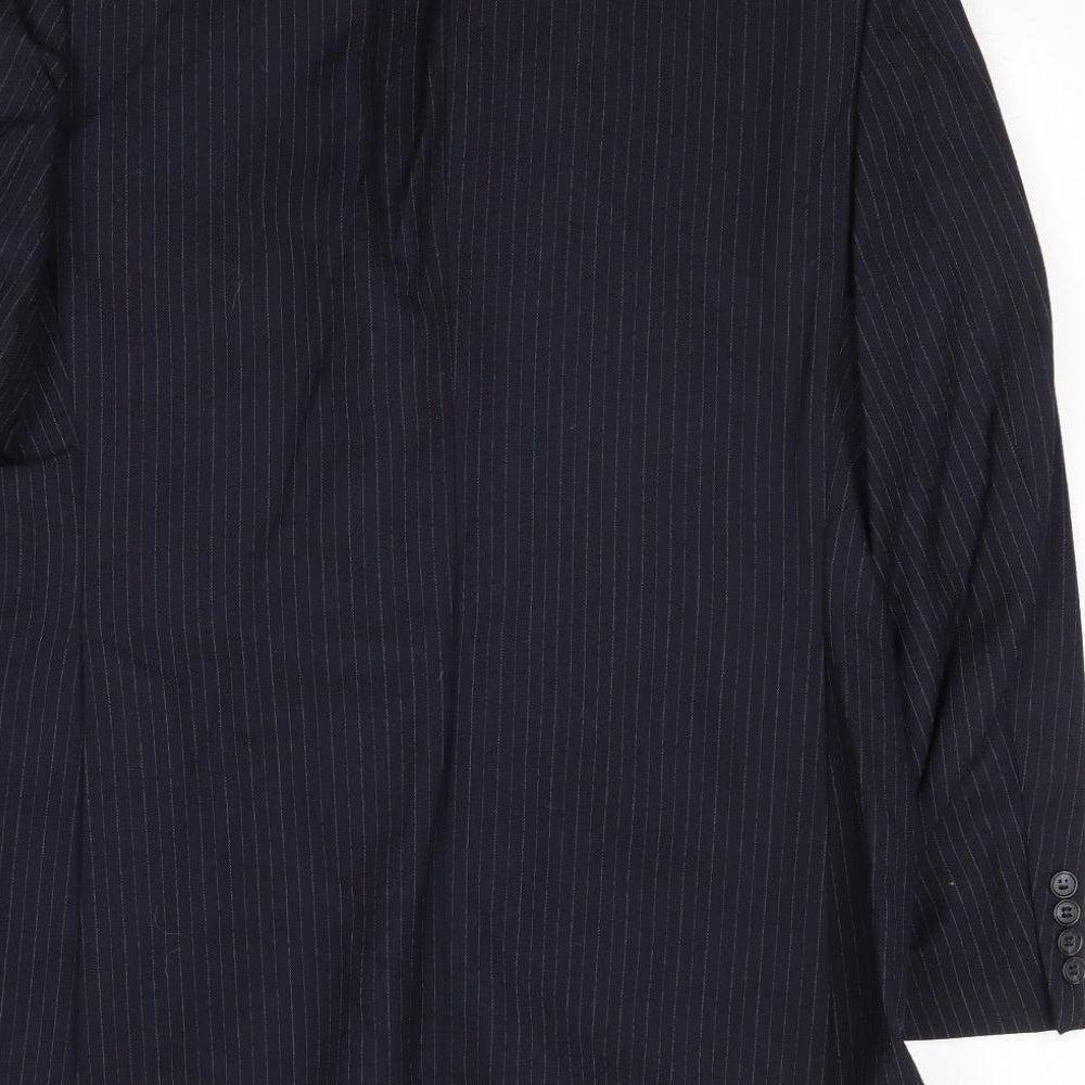 Mens UK Size 42 St Michael Regular Blue Suit Jacket