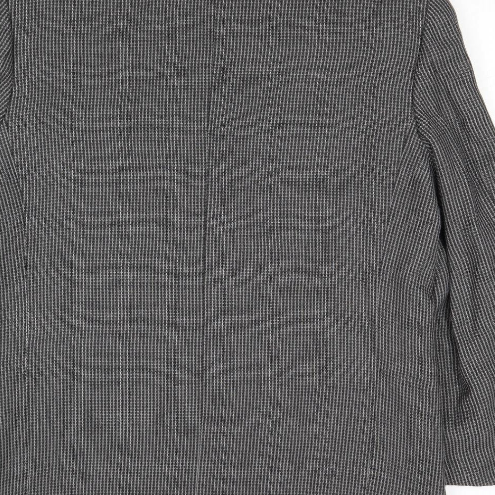 Mens UK Size 44 Classic Regular Grey Suit Jacket