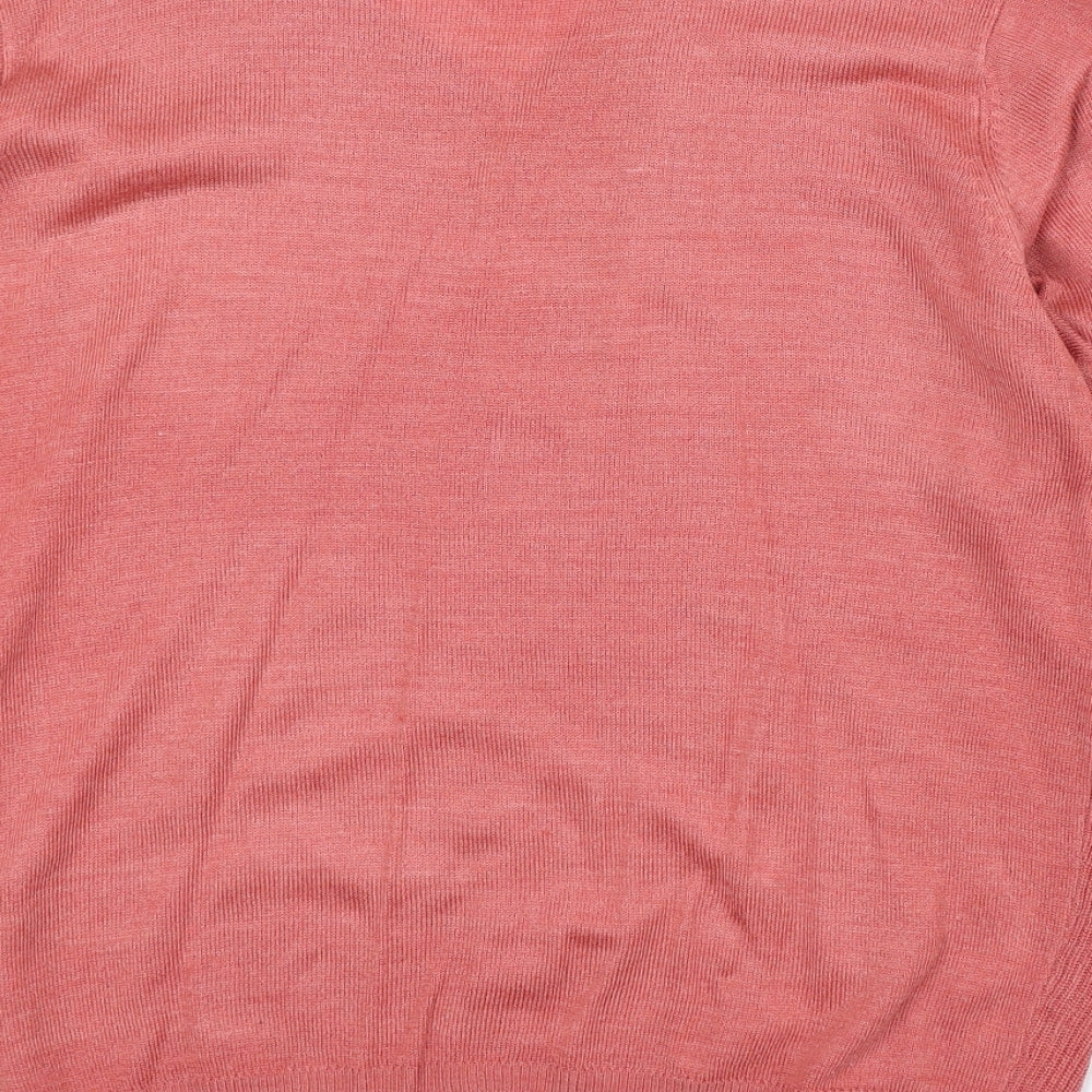 Womens UK Size M EWM Pink Pullover Jumper