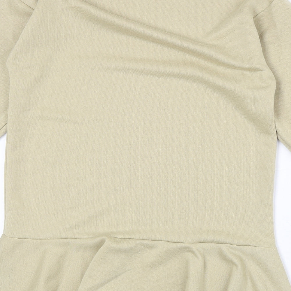 Womens UK Size 8 ASOS Beige Pullover Sweatshirt