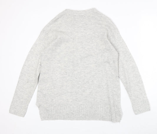 Womens UK Size S Marks and Spencer Grey Pullover Jumper
