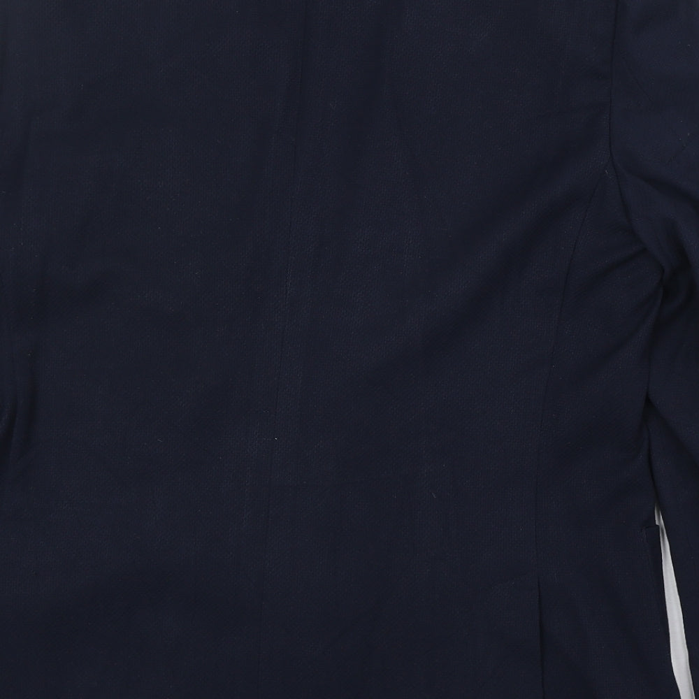 Mens UK Size 40 River Island Regular Blue Suit Jacket