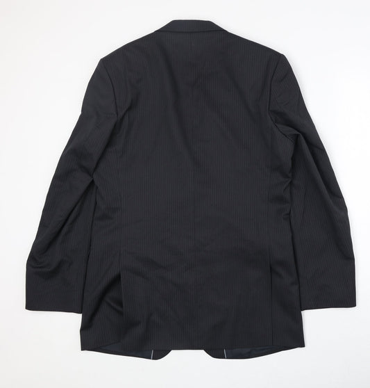 Mens UK Size 40 Burton Regular Black Suit Jacket