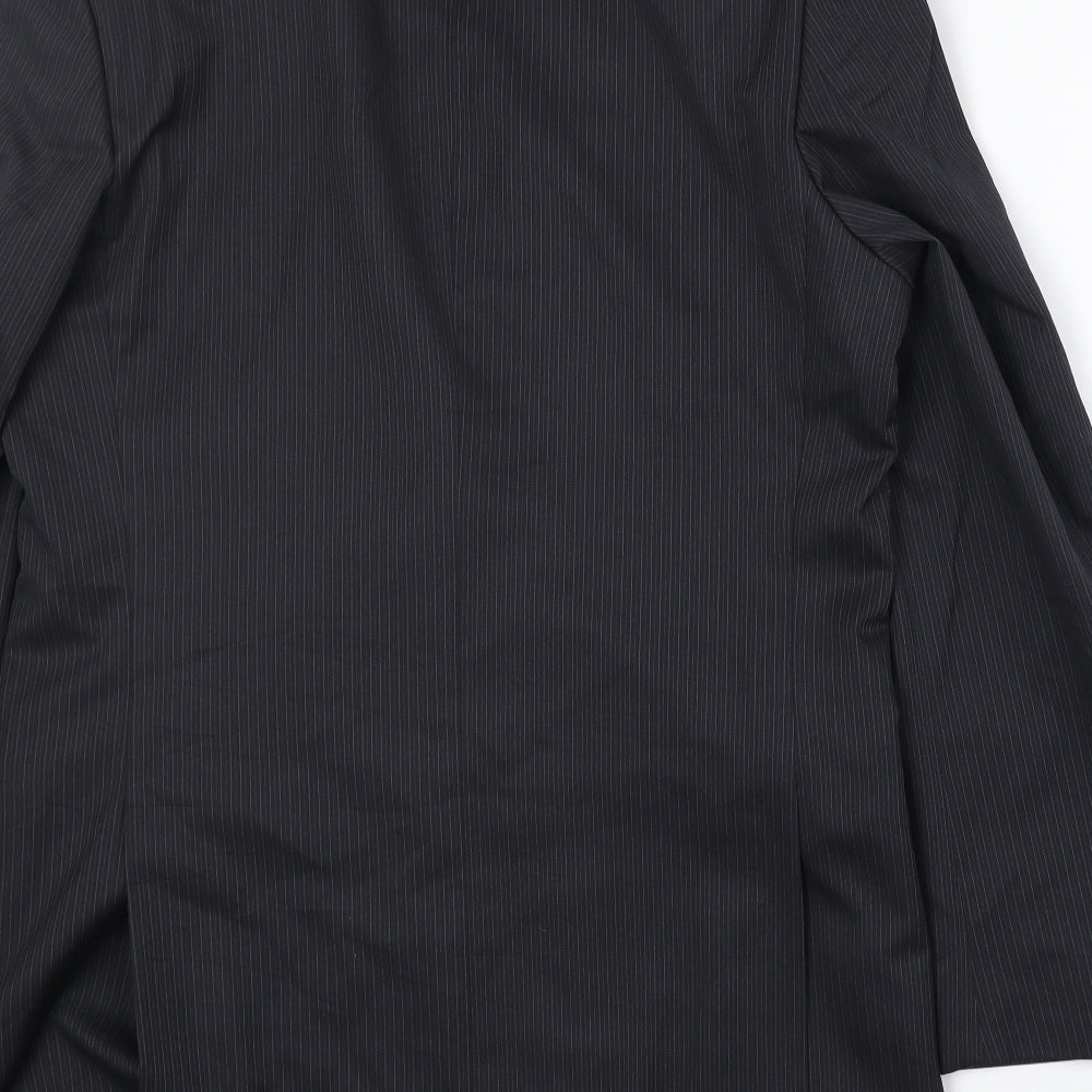 Mens UK Size 40 Burton Regular Black Suit Jacket