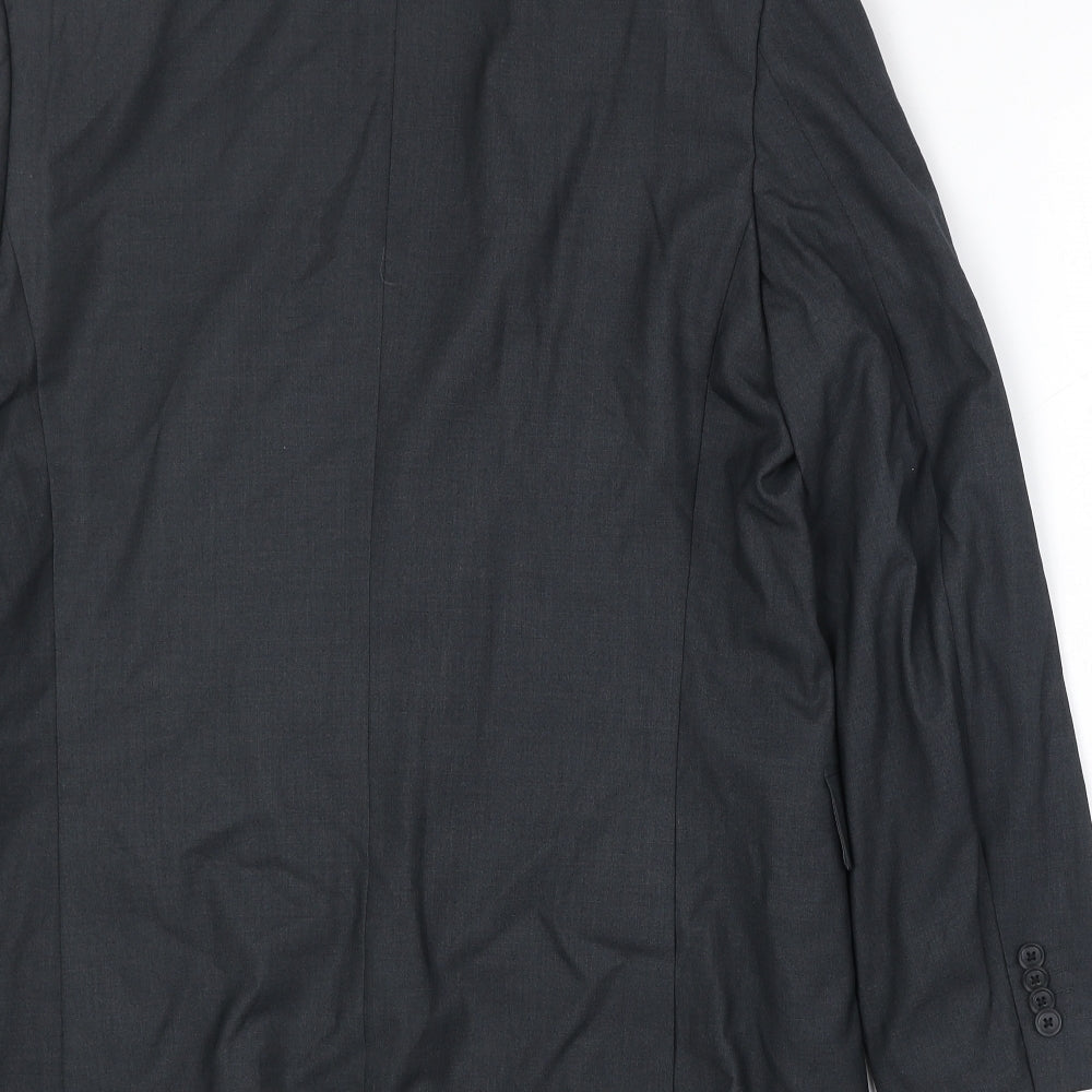 Mens UK Size 40 Burton Regular Grey Suit Jacket