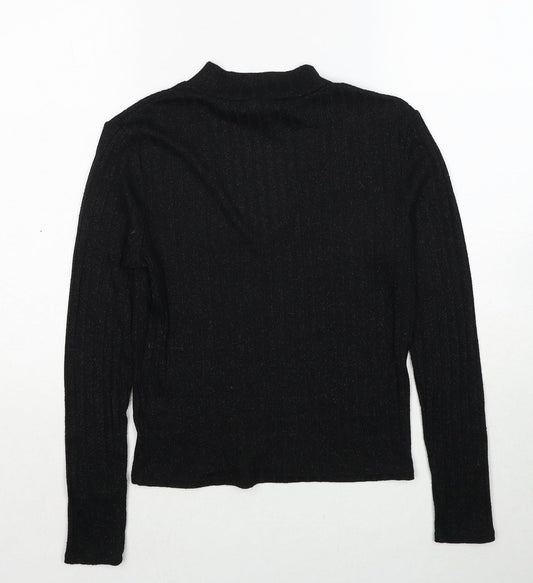 Womens UK Size S H&M Black Pullover Jumper