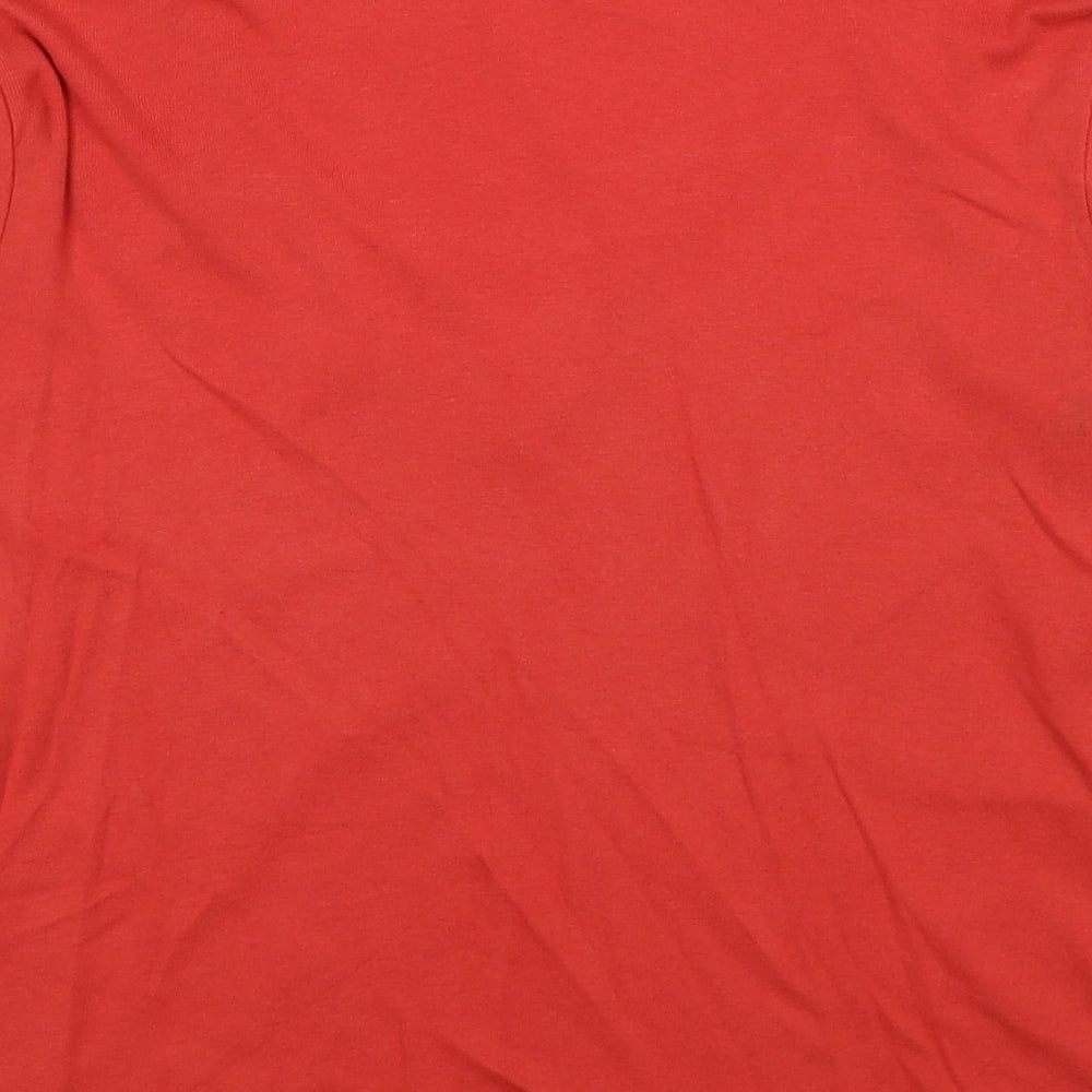 Womens UK Size 12 Debenhams Orange Basic Blouse