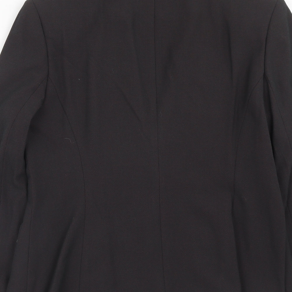 Marks and Spencer Womens Grey Polyester Jacket Blazer Size 12