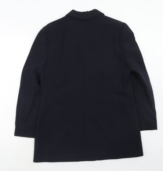 Womens UK Size 12 Bianca Regular Blue Suit Jacket
