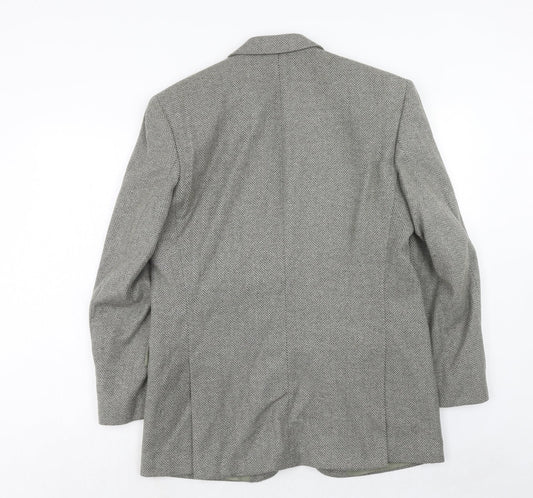 Mens UK Size 38 Greenwoods Regular Grey Suit Jacket