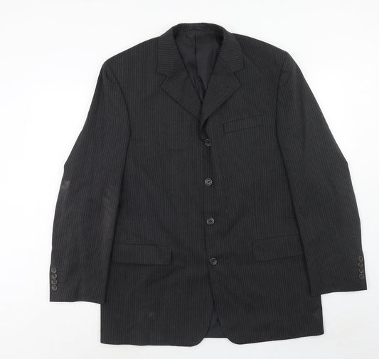 Mens UK Size 42 Armando Regular Grey Suit Jacket