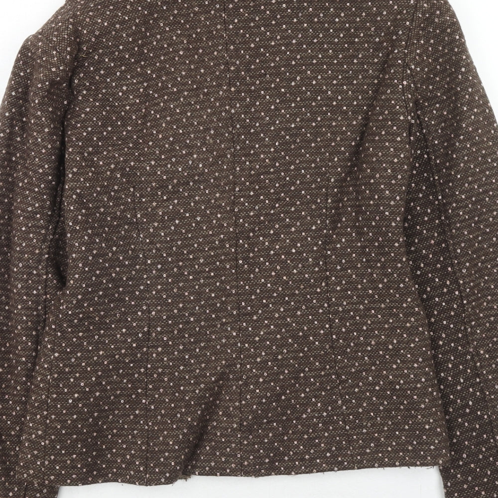 Womens UK Size M VILA Regular Brown Blazer