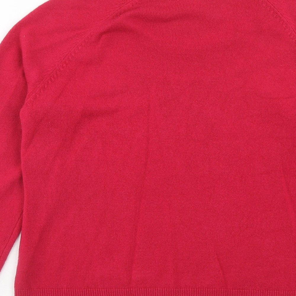 Womens UK Size 14 Per Una Pink Pullover Jumper