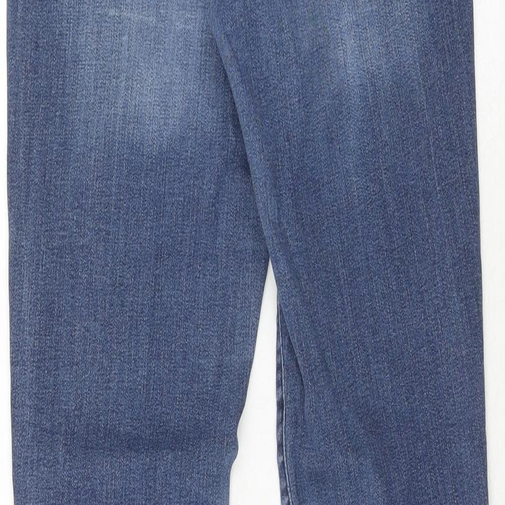 Universal Thread Womens Blue Cotton Skinny Jeans Size 6 Regular Zip