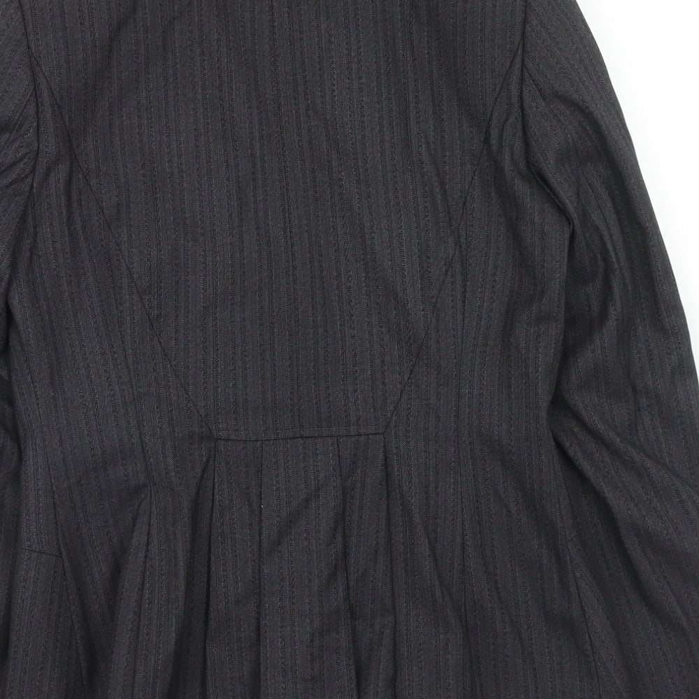 NEXT Womens Grey Polyester Jacket Blazer Size 12