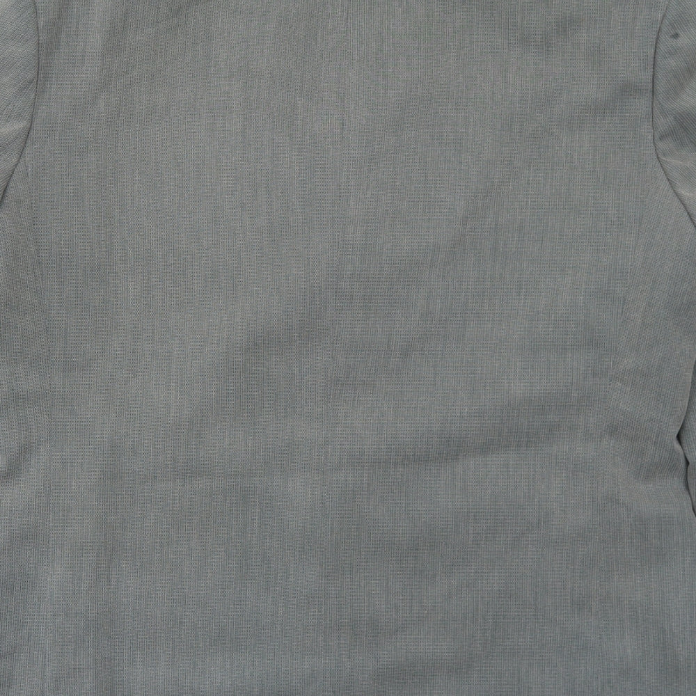 Sensitivo Mens Grey Polyester Jacket Suit Jacket Size 44 Regular