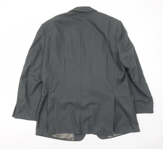 Mens UK Size 46 Wellington Regular Grey Suit Jacket