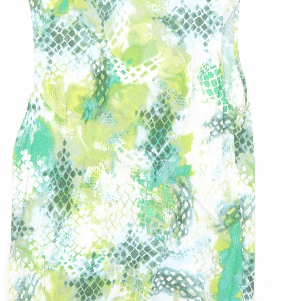 Womens UK Size 10 Marks and Spencer Green Basic Tank