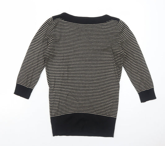 Womens UK Size 8 Topshop Black Pullover Jumper
