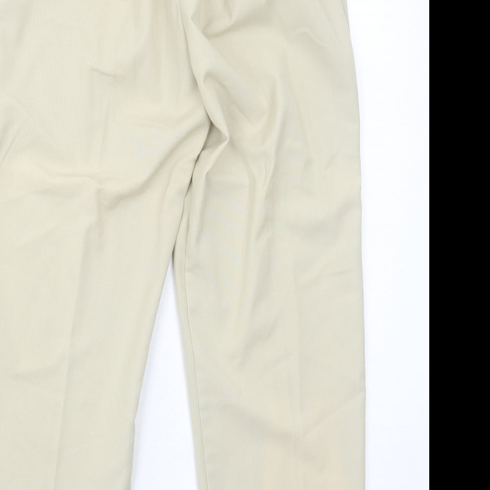 Womens UK Size 16 ARISTA Regular Fit Beige Trousers