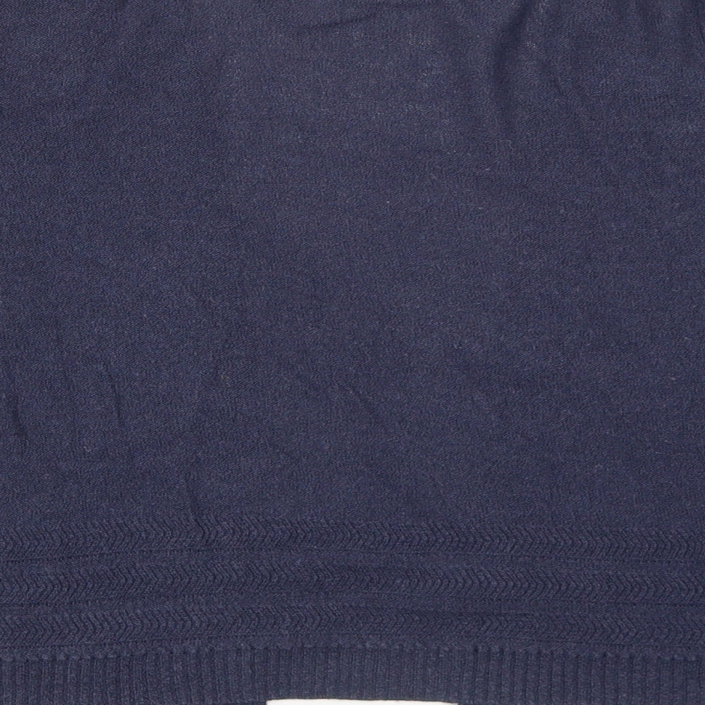 Womens UK Size 12 Marks and Spencer Blue Cardigan Jumper