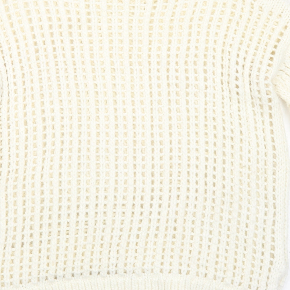 Womens UK Size 6 River Island Ivory Pullover Jumper