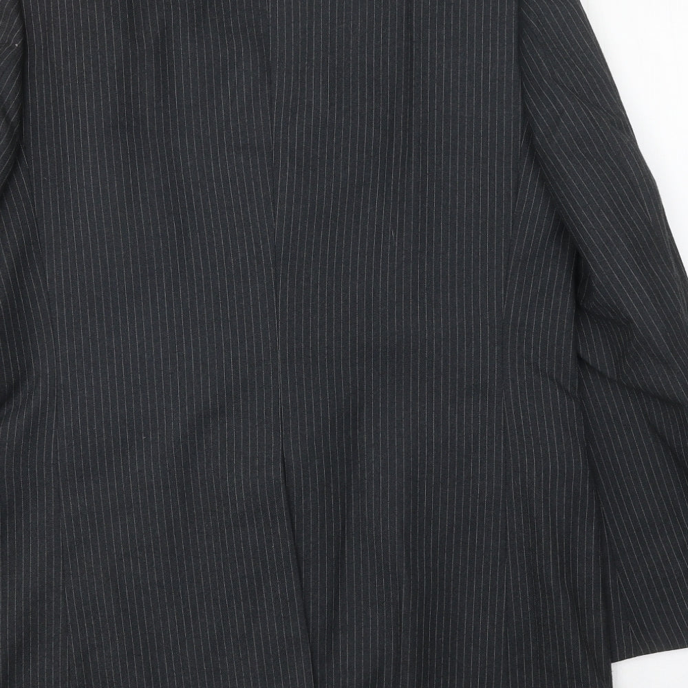 Mens UK Size 42 Burton Regular Black Suit Jacket