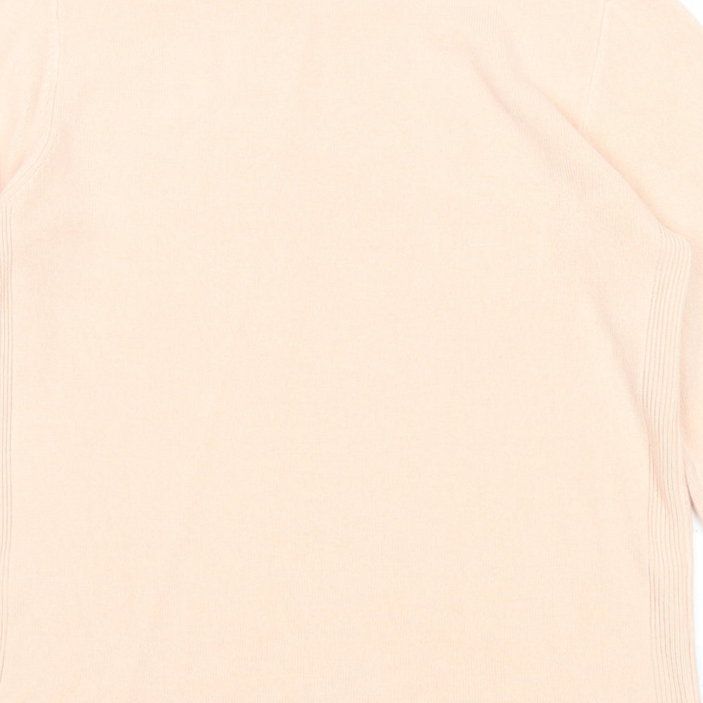 Womens UK Size 8 Marks and Spencer Pink Pullover Jumper