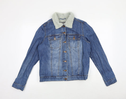 Womens UK Size 10 South Blue Jacket
