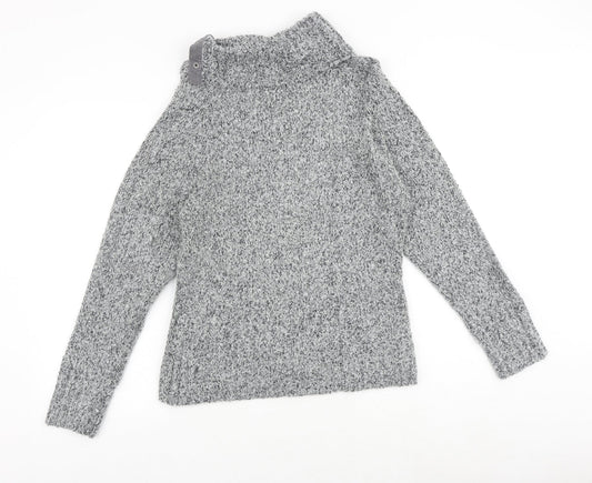 Womens UK Size L M&Co Grey Pullover Jumper