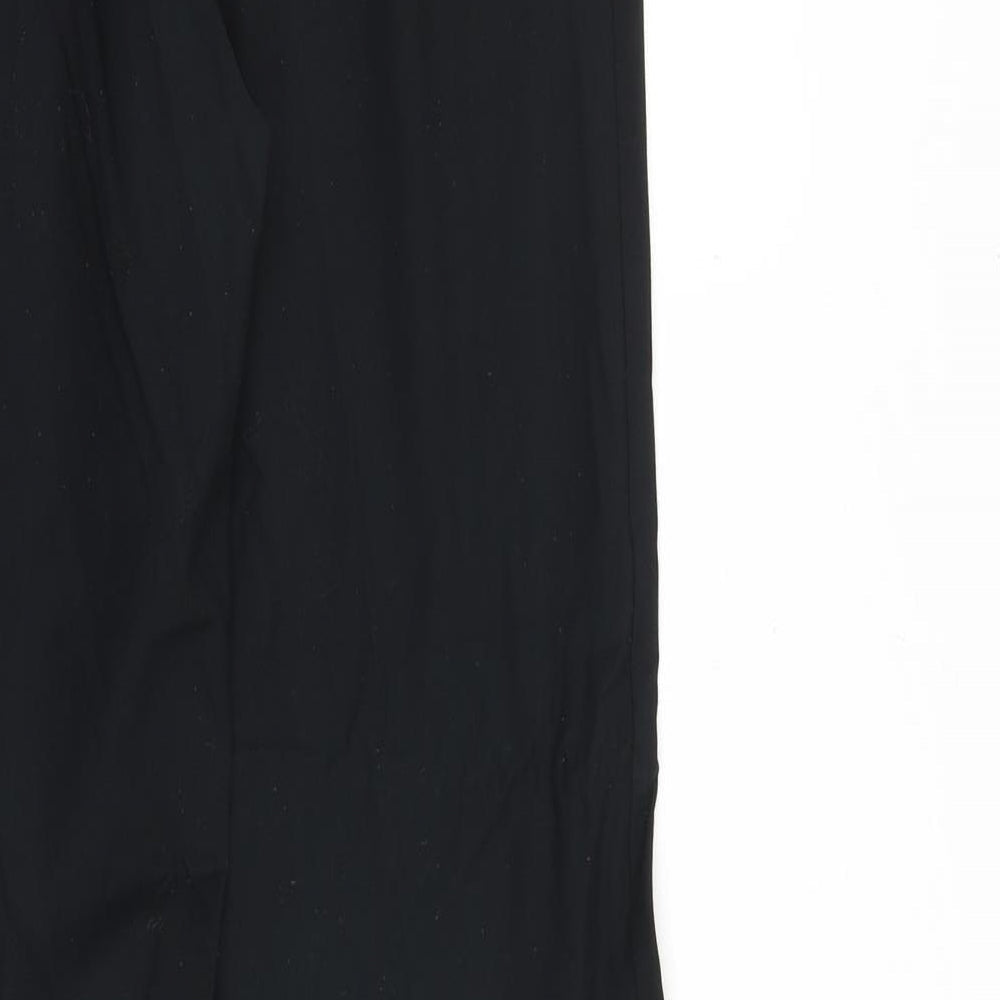 Womens UK Size 10 Marks and Spencer Regular Fit Dress Pants Black Trousers