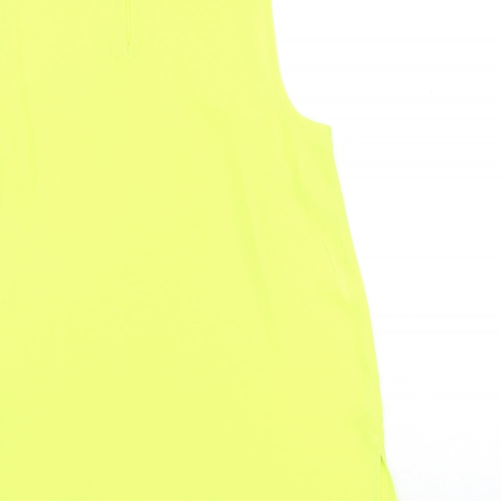 Womens UK Size 10 Dorothy Perkins Green Basic Tank