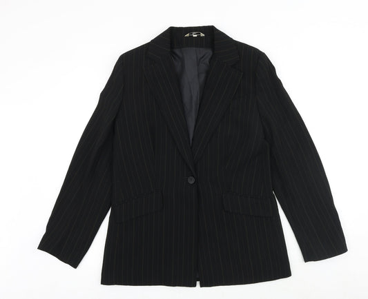 Womens UK Size 12 Klass Regular Black Suit Jacket