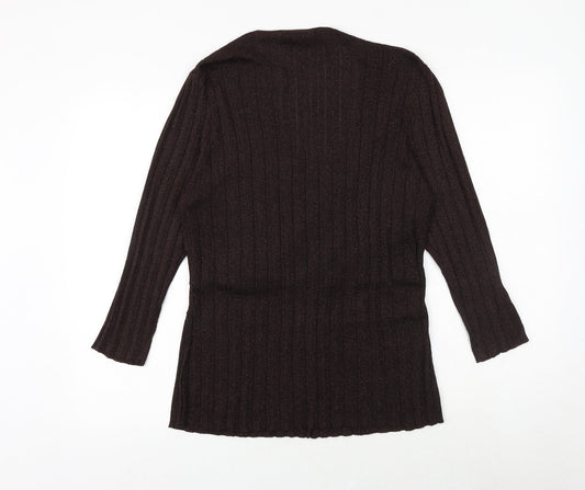 Womens UK Size L Klass Brown Pullover Jumper