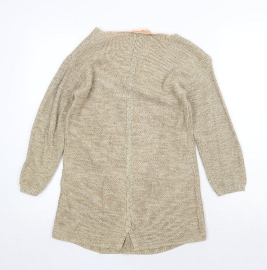Womens UK Size 8 NEXT Beige Pullover Jumper