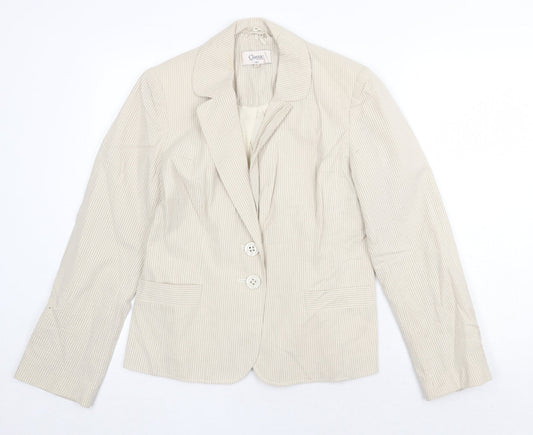 Womens UK Size 10 Marks and Spencer Beige Jacket