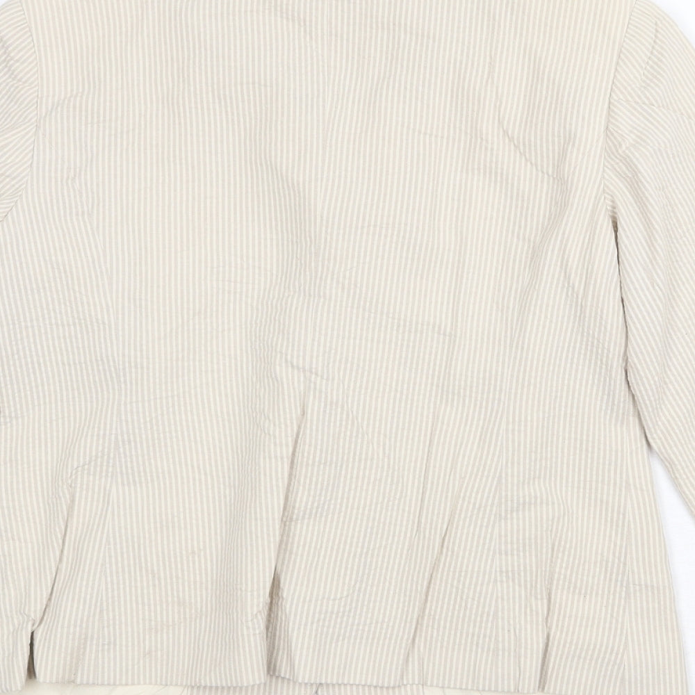 Womens UK Size 10 Marks and Spencer Beige Jacket