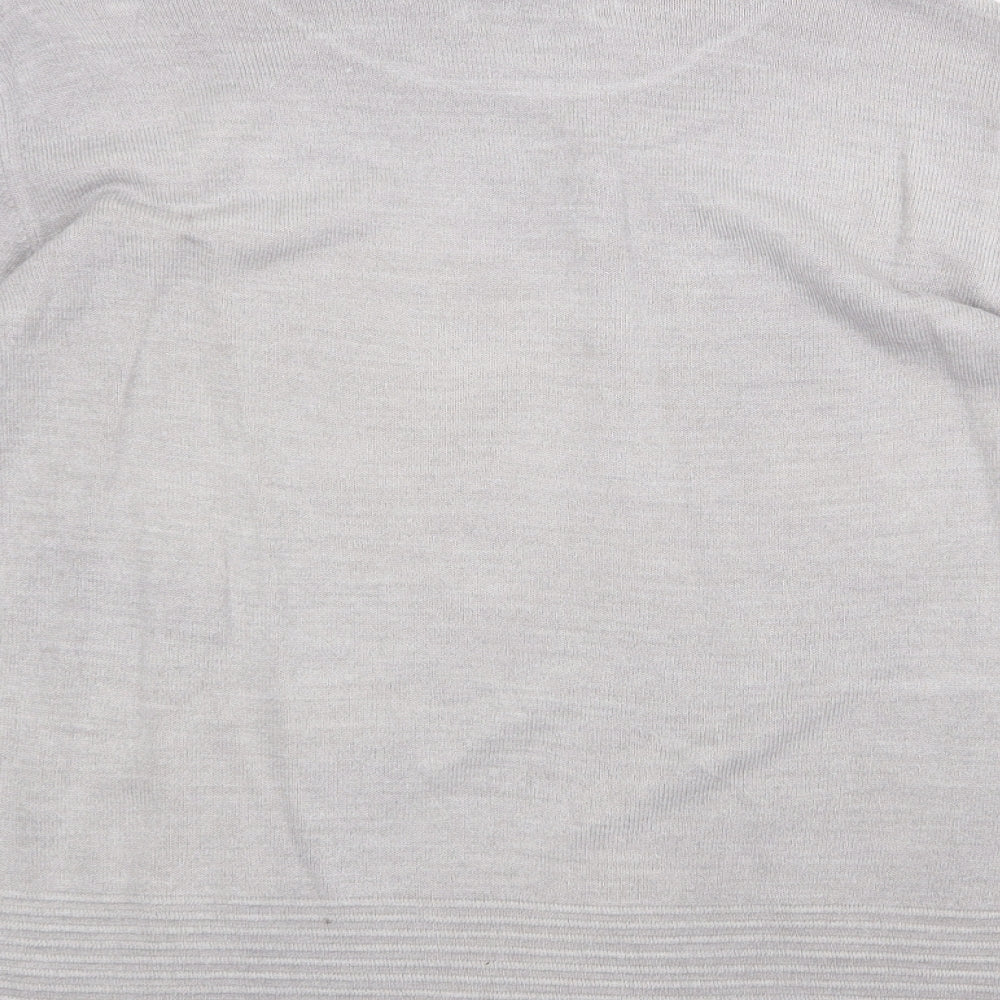 Womens UK Size 12 Marks and Spencer Grey Pullover Jumper
