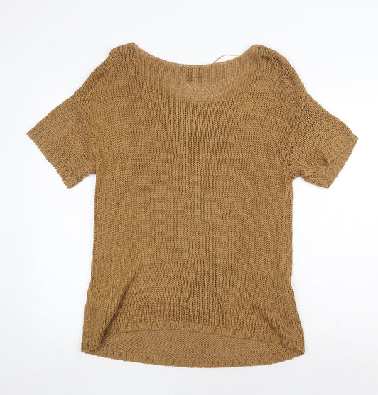 Womens UK Size S H&M Yellow Pullover Jumper
