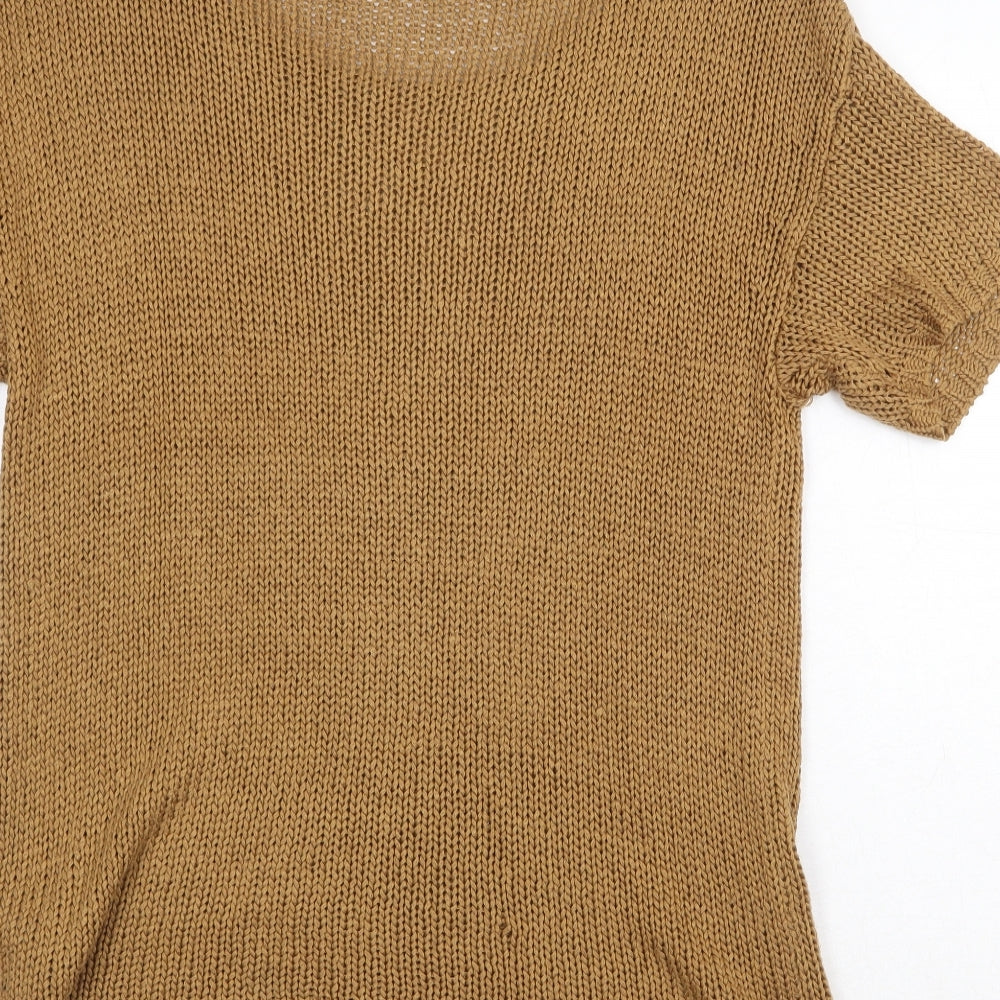Womens UK Size S H&M Yellow Pullover Jumper