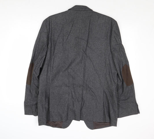 Mens UK Size 42 Benvenuto Regular Grey Suit Jacket